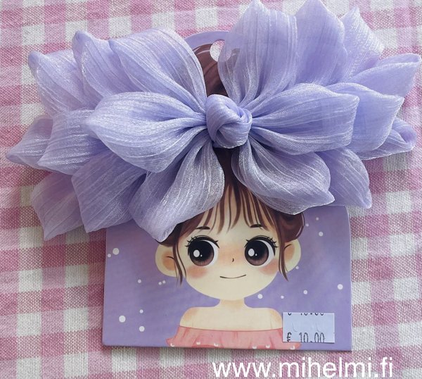 Product image of  Jäätikokoinen organza -rusetti 1kpl. Lila