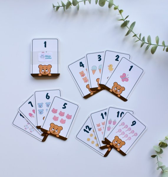 Product image of  Nallen numerokortit - korttipakka