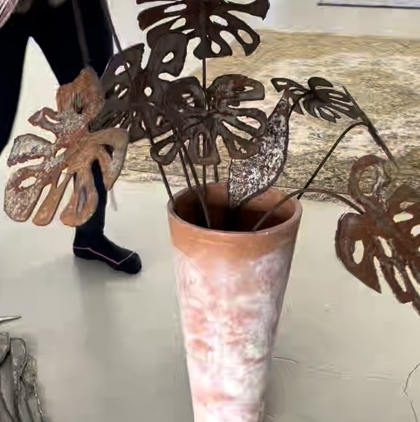 Product image of  Varaa omasi! Pieni Ruosteinen rouhea rustiikkinen lehti