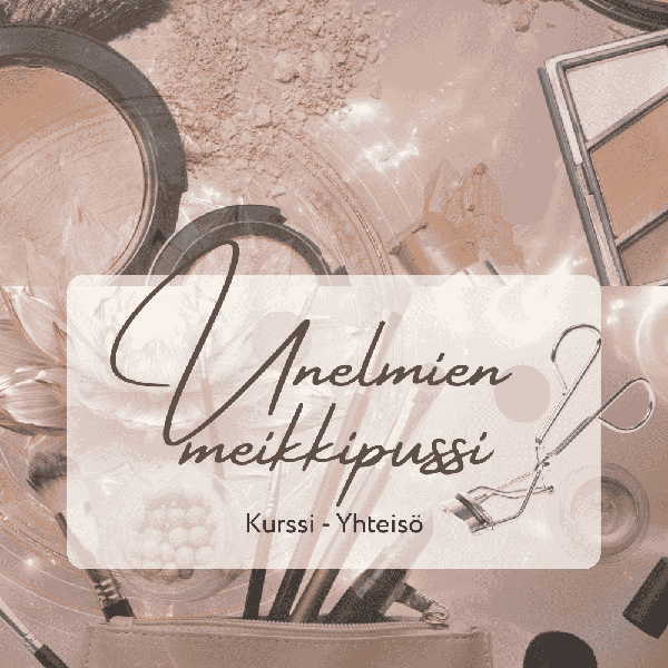 Product image of  Unelmien meikkipussi kurssi + yhteisö