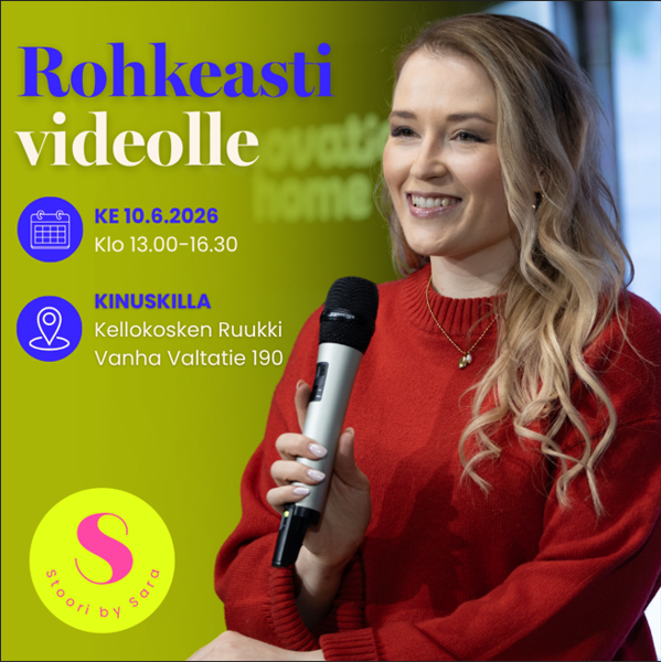 Product image of Live - videotyöpaja Kinuskillassa 10.6.2026 🎥
