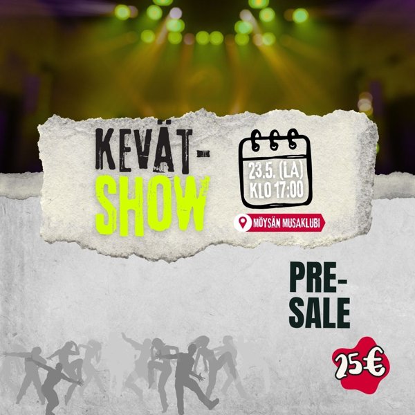 Product image of KevätShow: Ennakkolippu (Aikuiset)