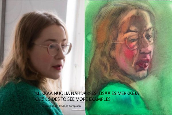 Product image of  Watercolor Portrait from Your Photograph — 30 × 40 cm