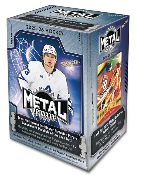 Product image of 2025-26 Upper Deck Skybox Metal Universe Hockey Blaster Box
