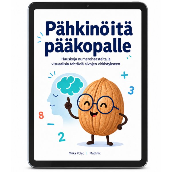 Product image of  Pähkinöitä pääkopalle – aivojumppavihko PDF