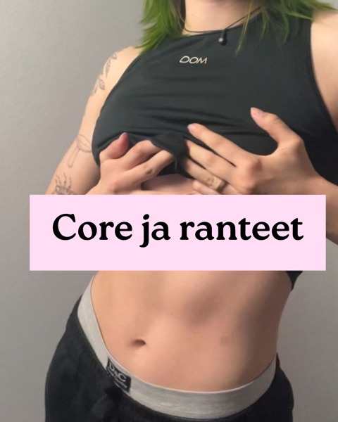 Product image of  Core ja ranteet -treenitallenne 1h