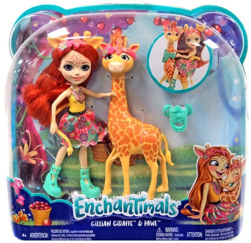 Product image of  Enchantimals nukke & eläin Gillian Giraffe & Pawl