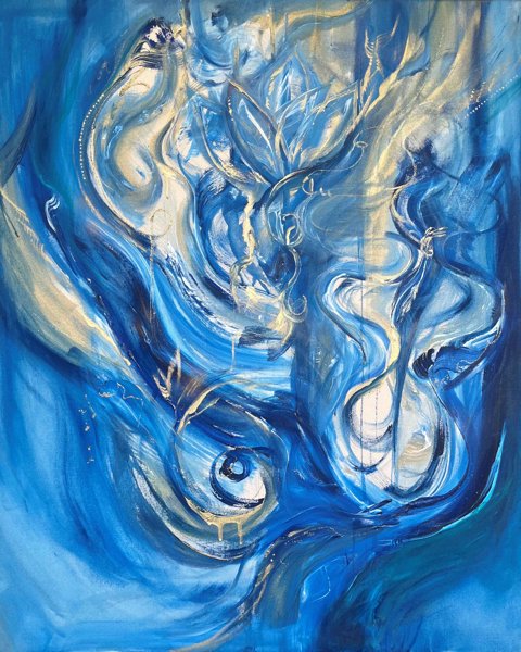 Product image of  Taideteos - "IKUISUUDEN ÄÄNI" 100x81x3cm