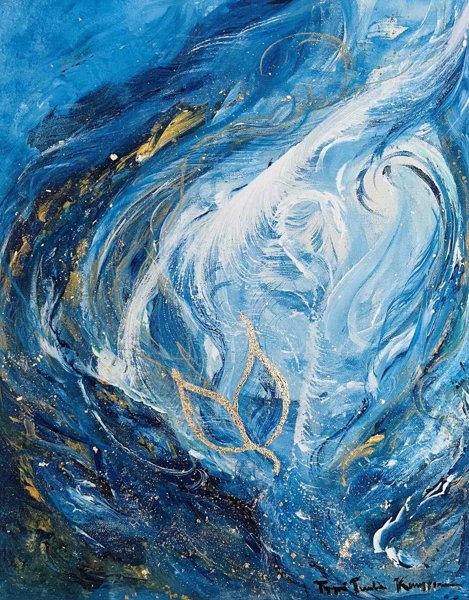 Product image of  Taideteos "VEDENNEIDON TANSSI" - 41x33cm