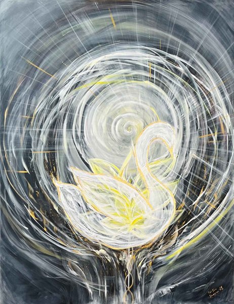 Product image of  Taideteos ”KULTAREUNUKSET” - 130x100x4cm