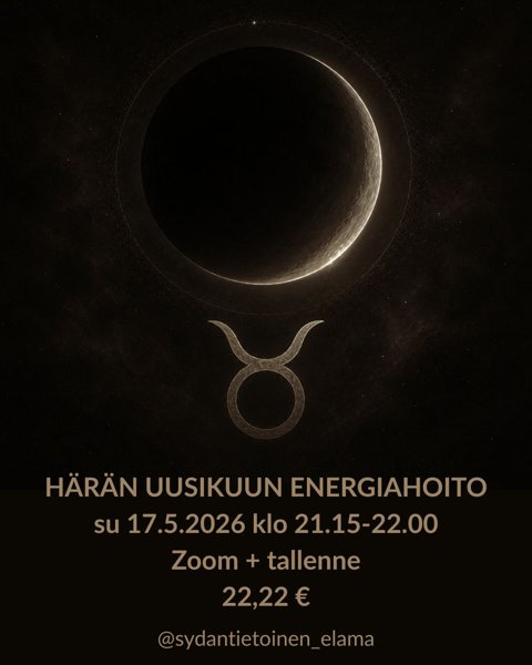 Product image of  HÄRÄN UUSIKUUN ENERGIAHOITO su 17.5. KLO 21.15-22.00