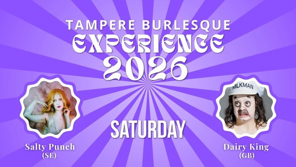 Product image of Tampere Burlesque Experience -26: PÄÄTAPAHTUMA Peruslippu