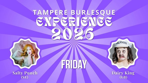 Product image of Tampere Burlesque Experience -26: BLOOMILICIOUS Peruslippu