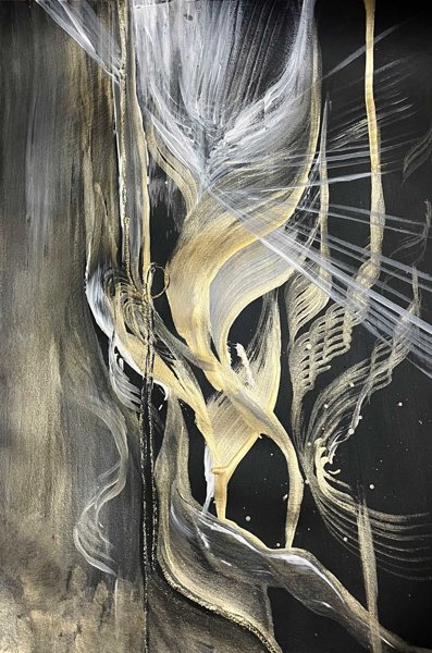 Product image of  Taideteos " Valon linjaus"  (30x40cm kehysten kanssa)