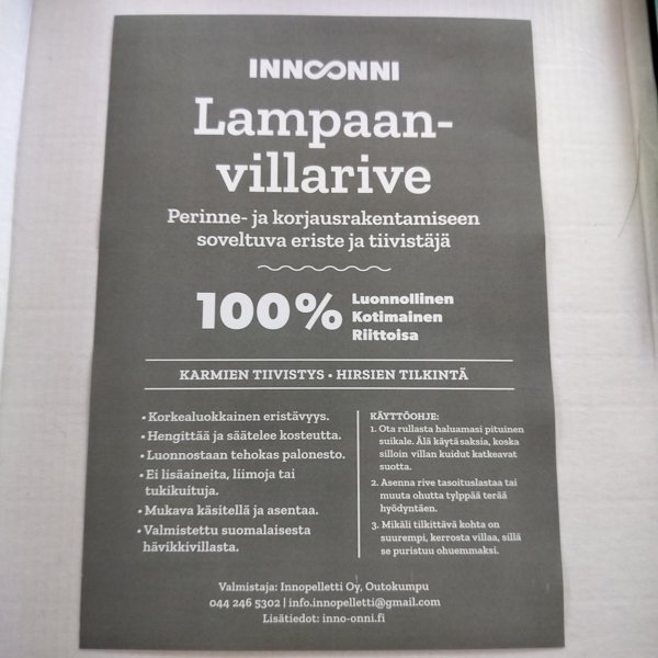 Product image of  Lampaanvillarive minipakkaus n. 17m