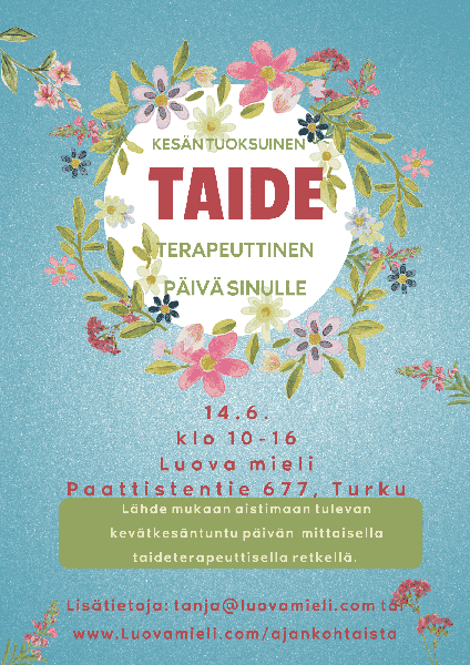 Product image of Taideterapeuttinen päivä 14.6. Paattisilla