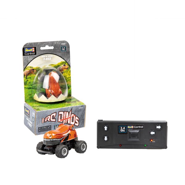 Product image of  Revell Mini RC Dinos T-Rex + 2,4 GHz remote control 11x17cm