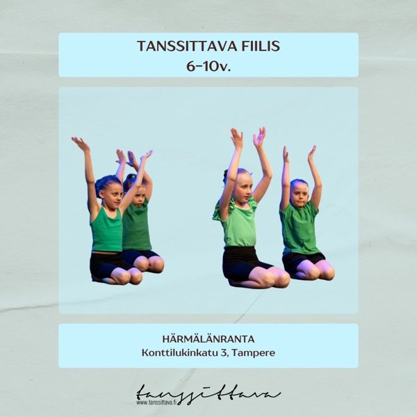 Product image of Tanssittava Fiilis 6-10v. HÄRMÄLÄNRANTA