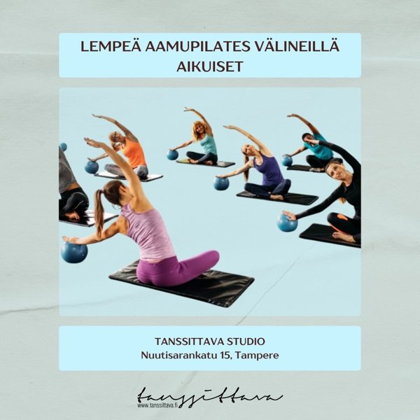 Product image of Lempeä aamupilates välineillä