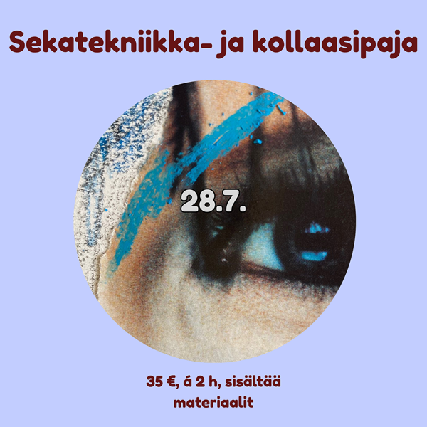 Product image of  28.7.2026 Sekatekniikka- ja kollaasipaja
