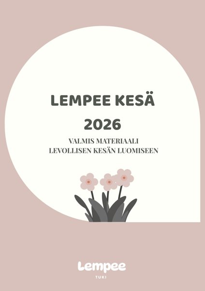 Product image of Lempee kesä 2026. Valmis materiaali levollisen kesän luomiseen.