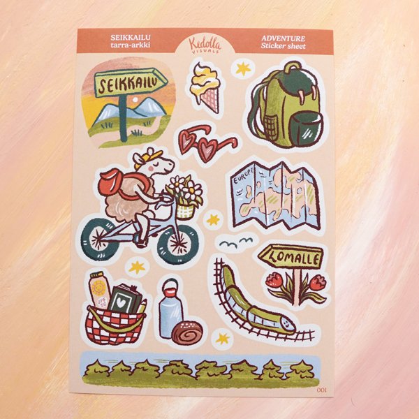 Product image of Seikkailu-tarra-arkki