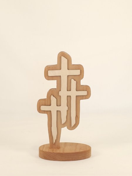 Product image of  Golgatan ristit (18 cm - tervaleppä)