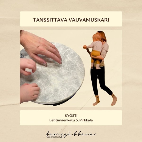 Product image of Tanssittava vauvamuskari KYÖSTI