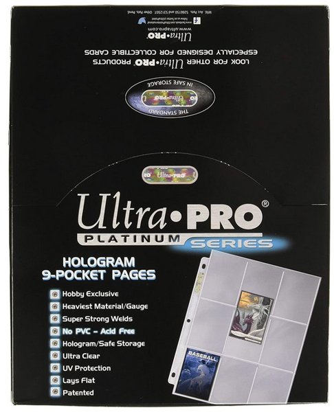 Product image of Ultra Pro Platinum Series 9-Pocket Pages