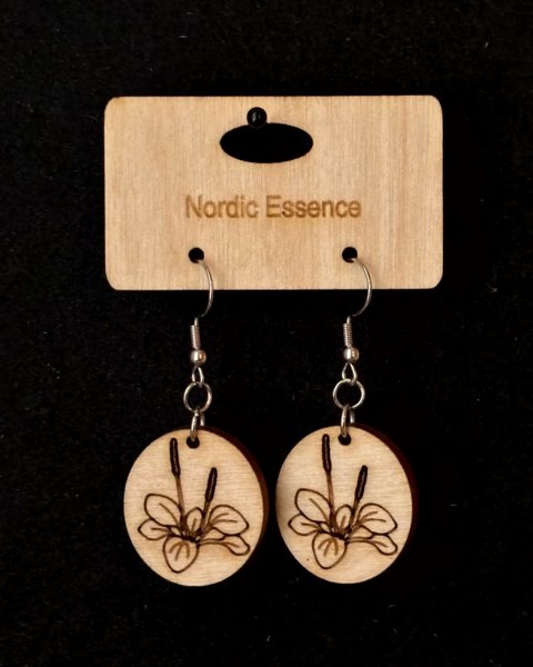 Product image of  Korvakorut - Ratamo (Earrings - Plantain Leaf)