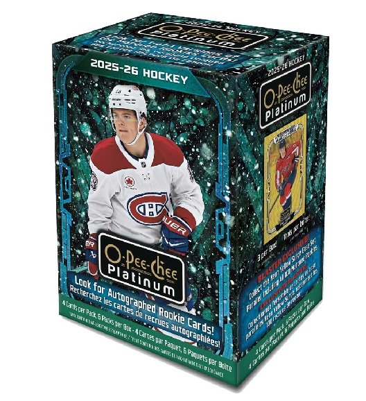 Product image of 2025-26 Upper Deck O-Pee-Chee Platinum Hockey Blaster Box