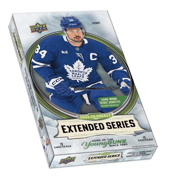 Product image of 2025-26 Upper Deck Extended Series Hockey Hobby Box