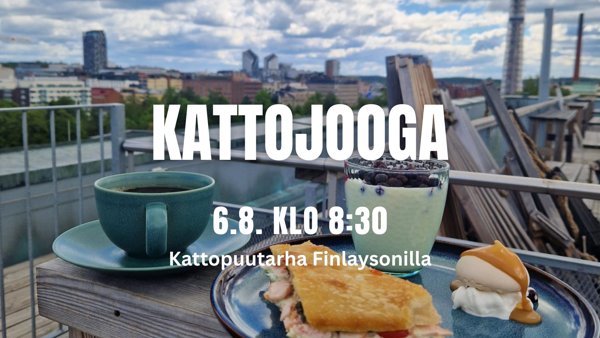 Product image of  Kattojooga & aamupala / Rooftop Yoga 6.8. klo 8:30