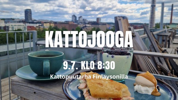 Product image of  Kattojooga & aamupala / Rooftop Yoga 9.7. klo 8:30