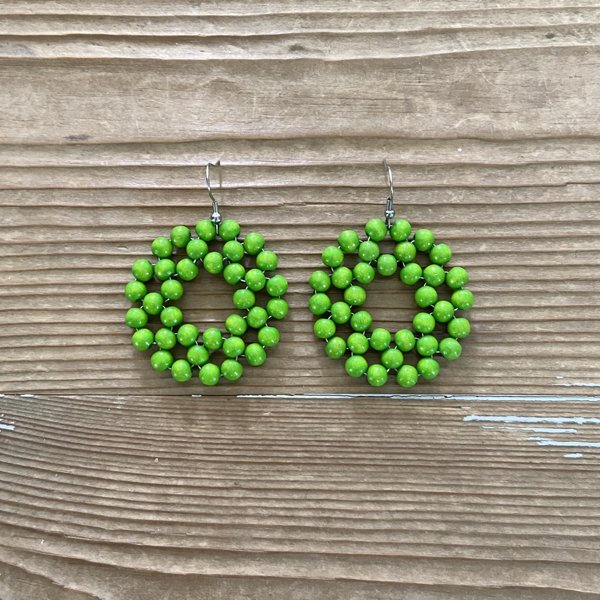 Product image of  Kehrä-korvakorut lime