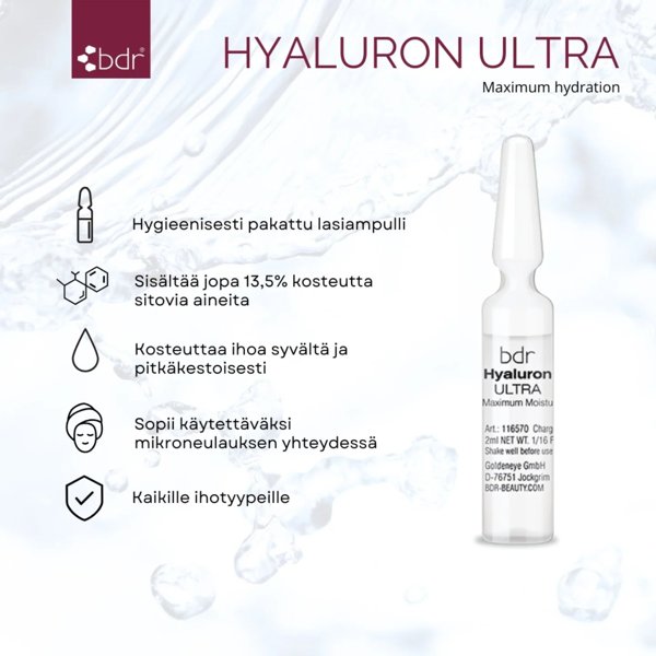 Product image of  Hyaluron ultra ampullipakkaus, 7 ampullia
