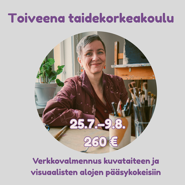 Product image of  Toiveena taidekorkeakoulu | Verkkovalmennus
