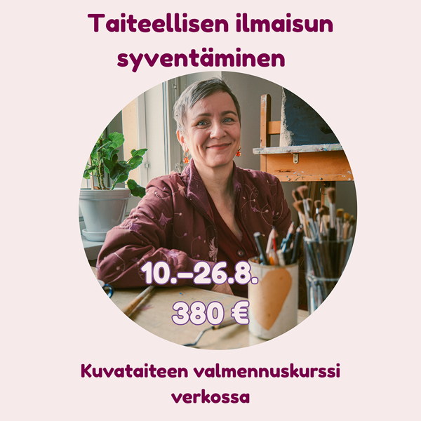 Product image of  Taiteellisen ilmaisun syventäminen | verkkovalmennuskurssi