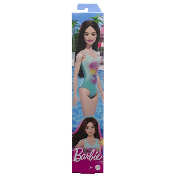 Product image of  Mattel Barbie Doll in Beach Outfit 6.5x32.5cm