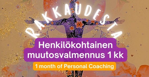 Product image of  Henkikökohtainen Muutosvalmennus 1kk / Monthly 1:1 Coaching