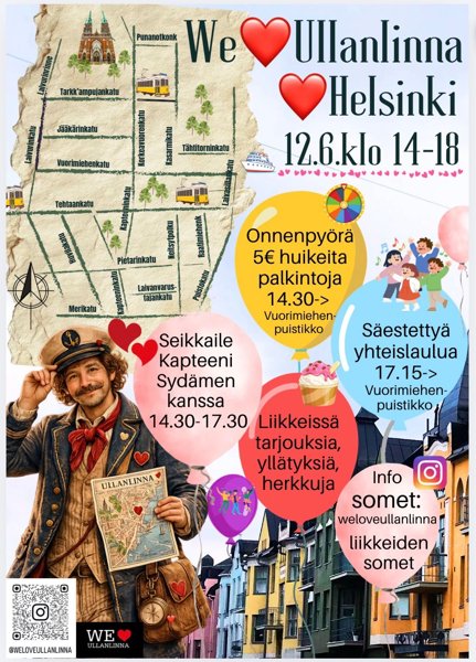 Product image of HELSINKIPÄIVÄ ’We Love Ullanlinna’ Tarjous!
