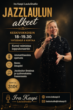 Product image of  Jazzlaulukurssi: Alkeet SYKSY 2026