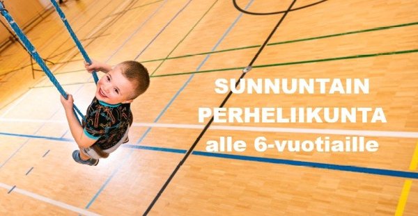 Product image of Perheliikunta alle 6-vuotiaille lapsille perheineen