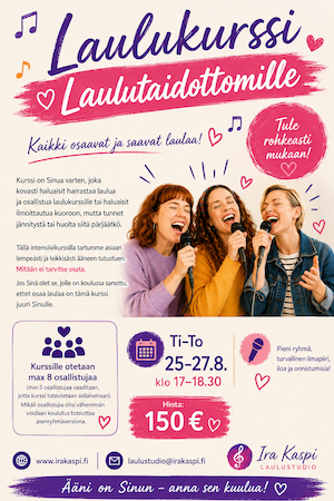 Product image of Laulukurssi ´laulutaidottomille`
