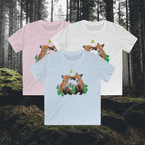 Product image of  Untuva - Sinitähtönen, Lasten T-paita