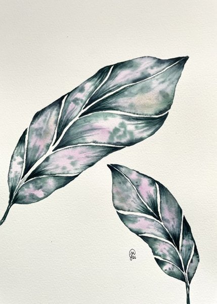 Product image of  ”Whispers in the wind" -akvarellimaalaus