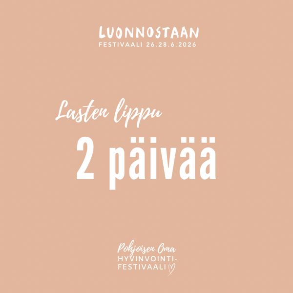 Product image of Lasten 2 päivän ennakkolippu