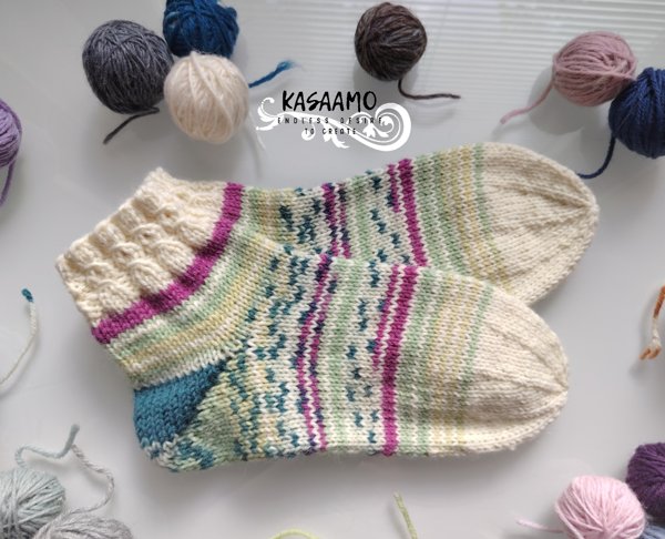 Product image of Nilkkasukka -vihreä-vaaleat / koko 38