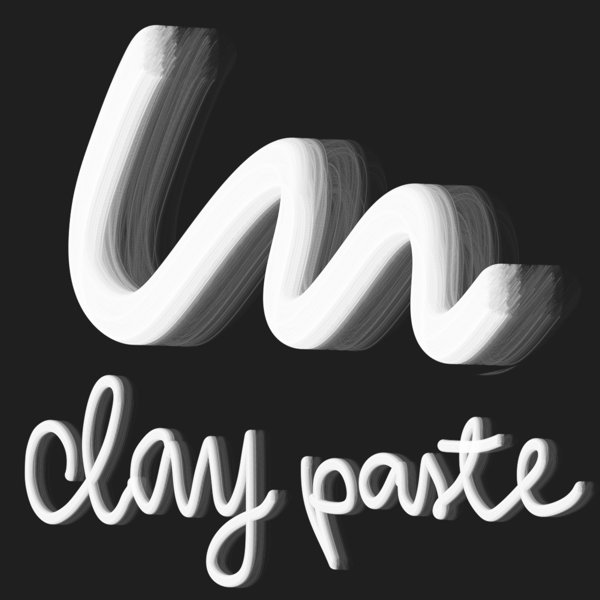 Product image of  # Procreate 3D clay paste - brush
