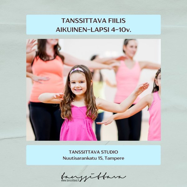 Product image of  Tanssittava Fiilis aikuinen-lapsi 4-10v.